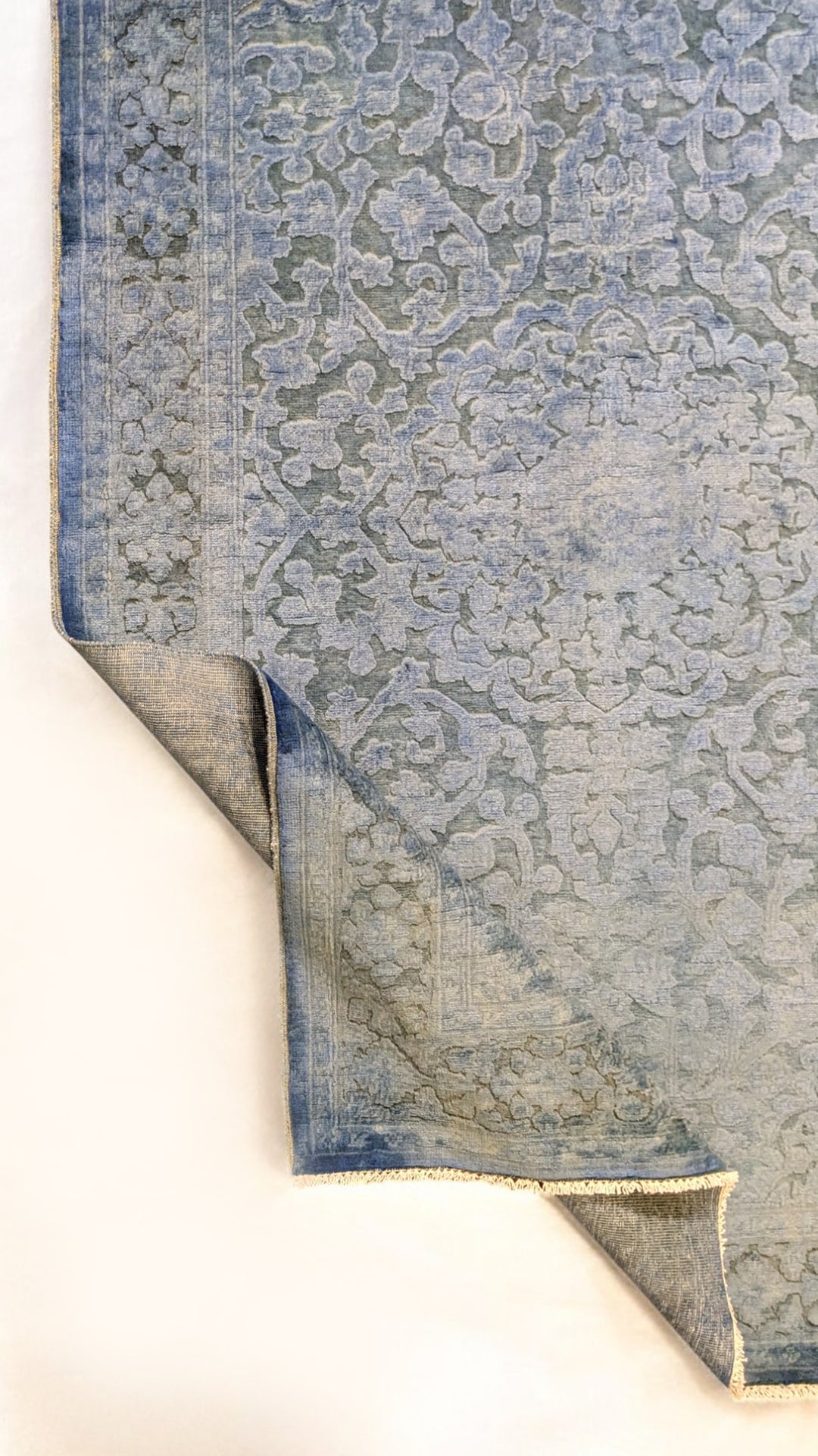 Oriental Silk Wash Chobi Rug - Size: 5.11 x 4.1