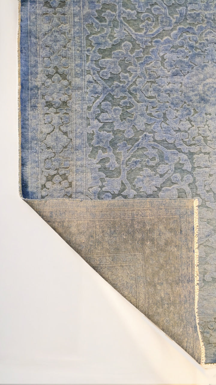 Oriental Silk Wash Chobi Rug - Size: 5.11 x 4.1