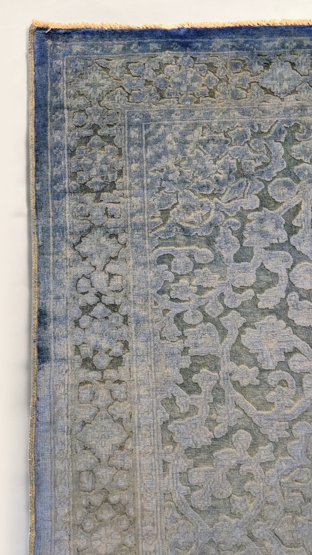 Oriental Silk Wash Chobi Rug - Size: 5.11 x 4.1