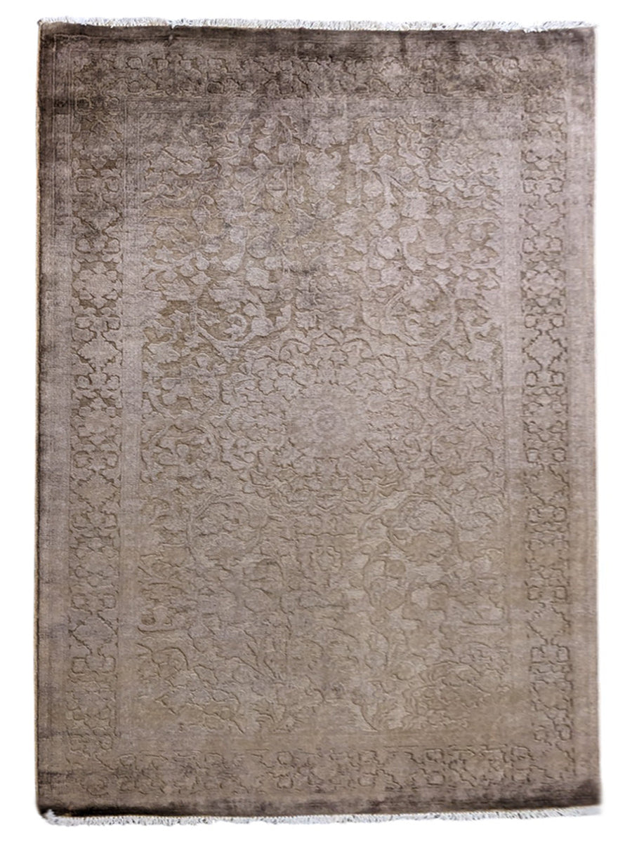 Oriental Silk Wash Chobi Rug - Size: 6 x 4.2