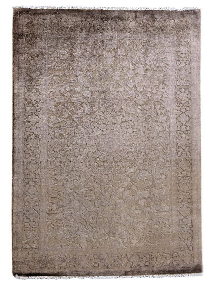 Oriental Silk Wash Chobi Rug - Size: 6 x 4.2