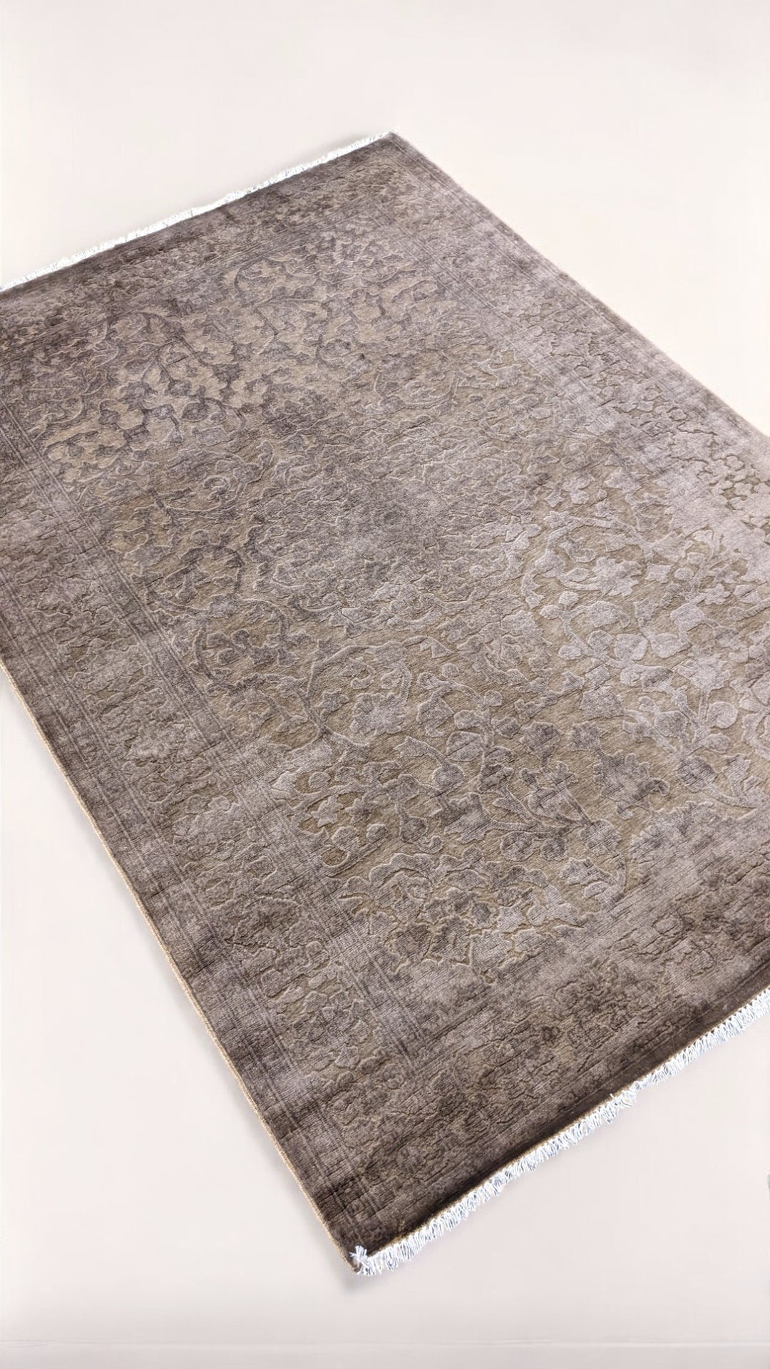 Oriental Silk Wash Chobi Rug - Size: 6 x 4.2