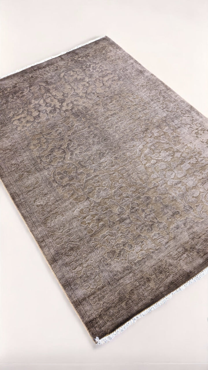 Oriental Silk Wash Chobi Rug - Size: 6 x 4.2