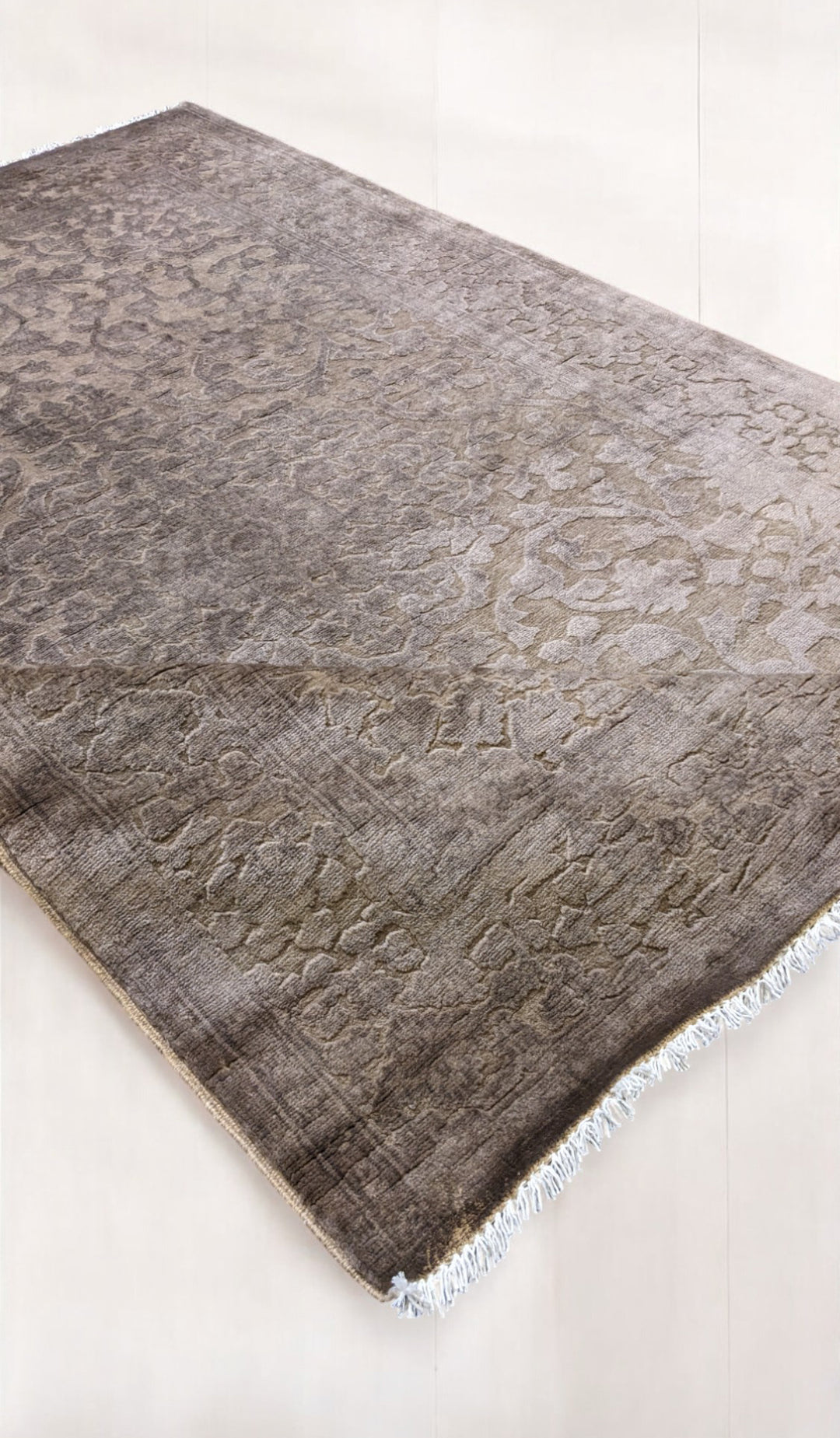 Oriental Silk Wash Chobi Rug - Size: 6 x 4.2