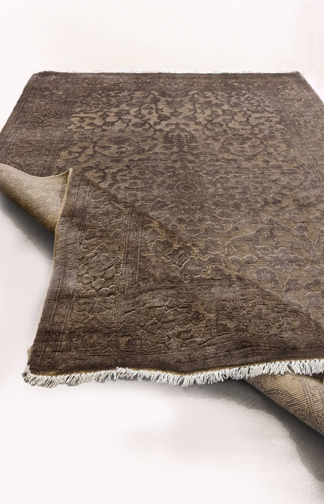 Oriental Silk Wash Chobi Rug - Size: 6 x 4.2