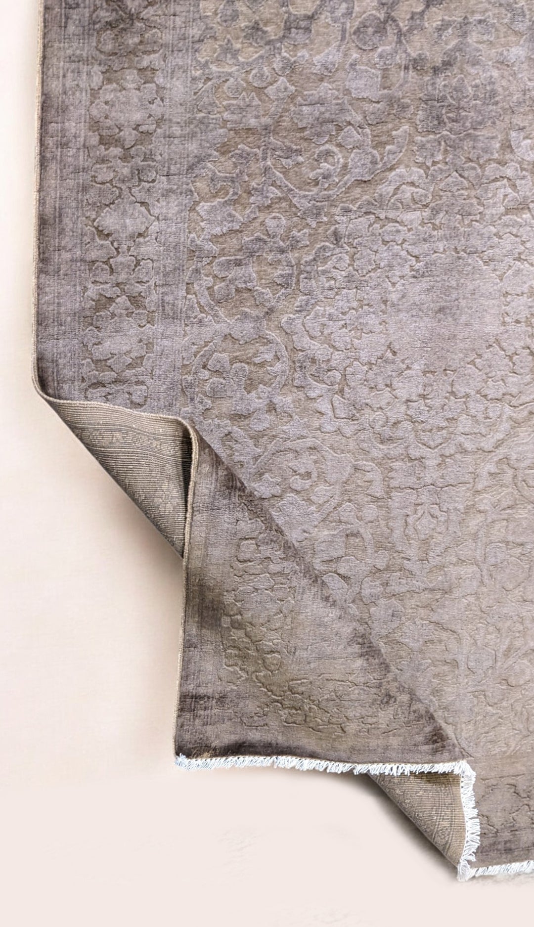 Oriental Silk Wash Chobi Rug - Size: 6 x 4.2