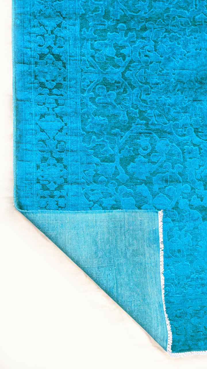 Oriental Silk Wash Chobi Rug - Size: 6.1 x 4.1