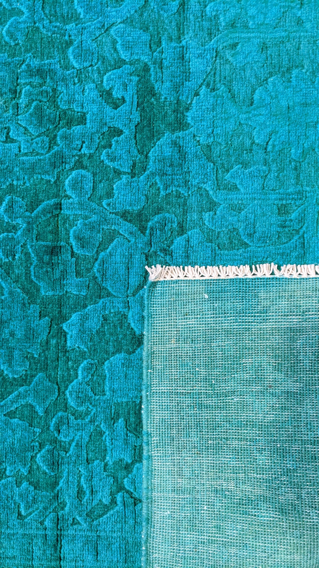 Oriental Silk Wash Chobi Rug - Size: 6.1 x 4.1