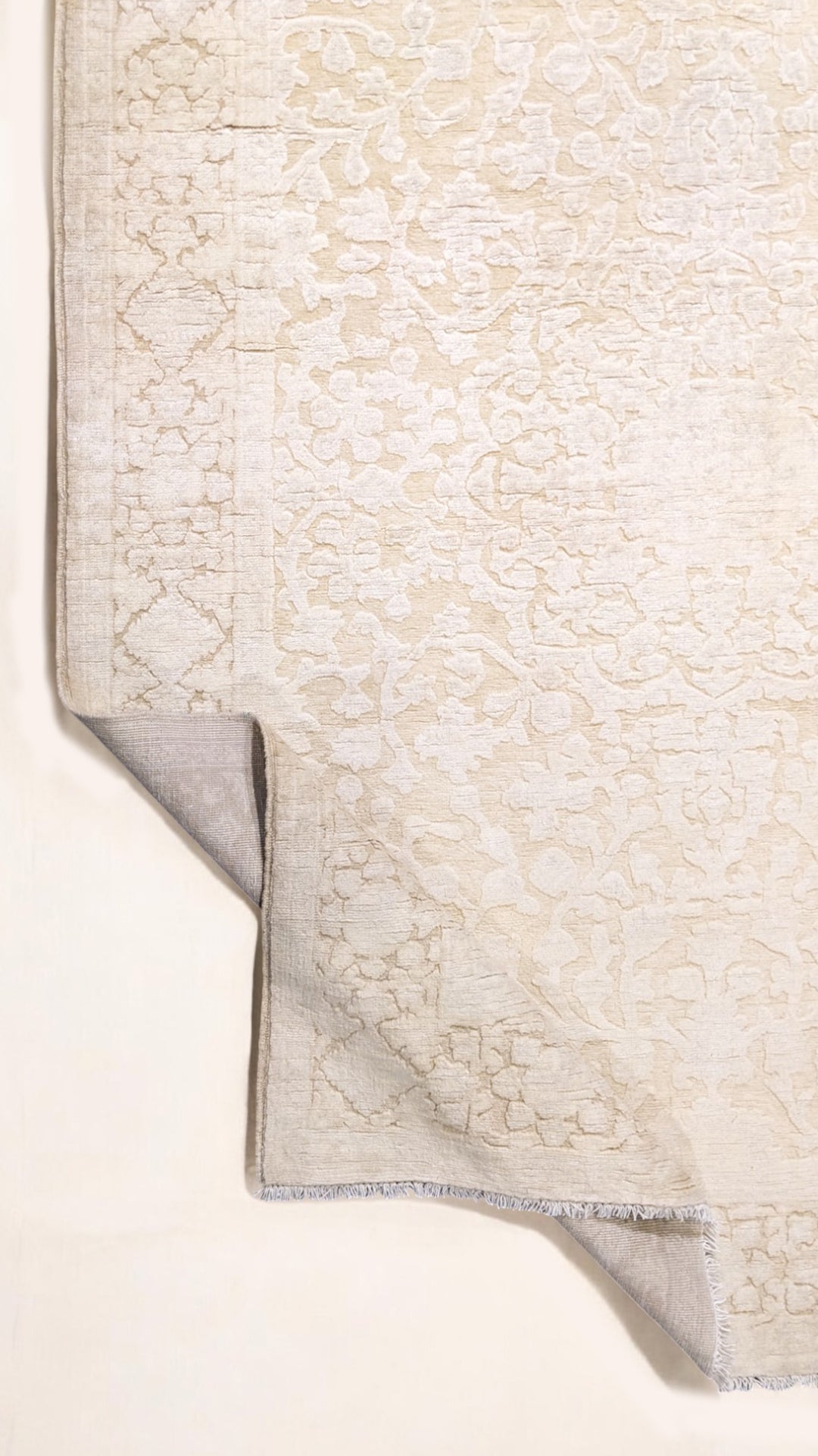 Oriental Silk Wash Chobi Rug - Size: 6.7 x 5