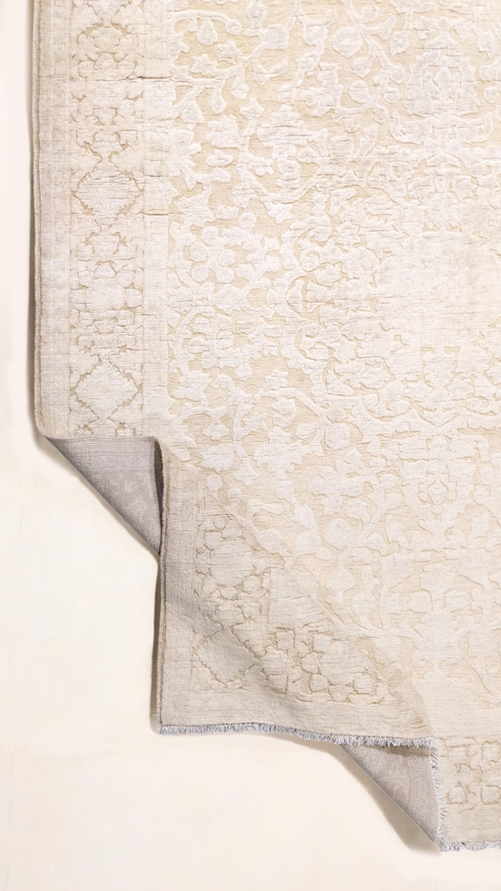 Oriental Silk Wash Chobi Rug - Size: 6.7 x 5