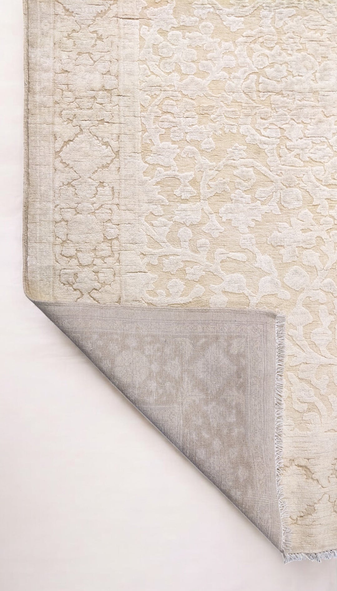 Oriental Silk Wash Chobi Rug - Size: 6.7 x 5