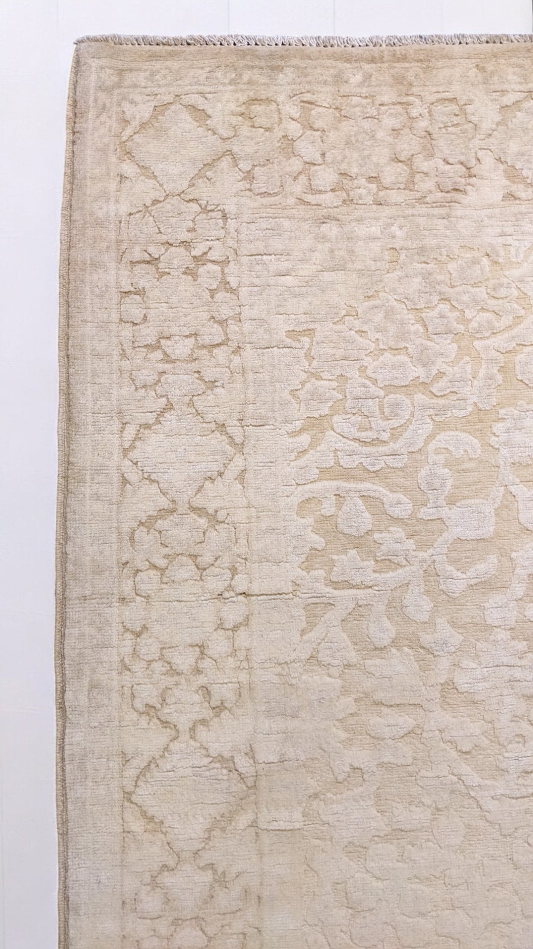 Oriental Silk Wash Chobi Rug - Size: 6.7 x 5