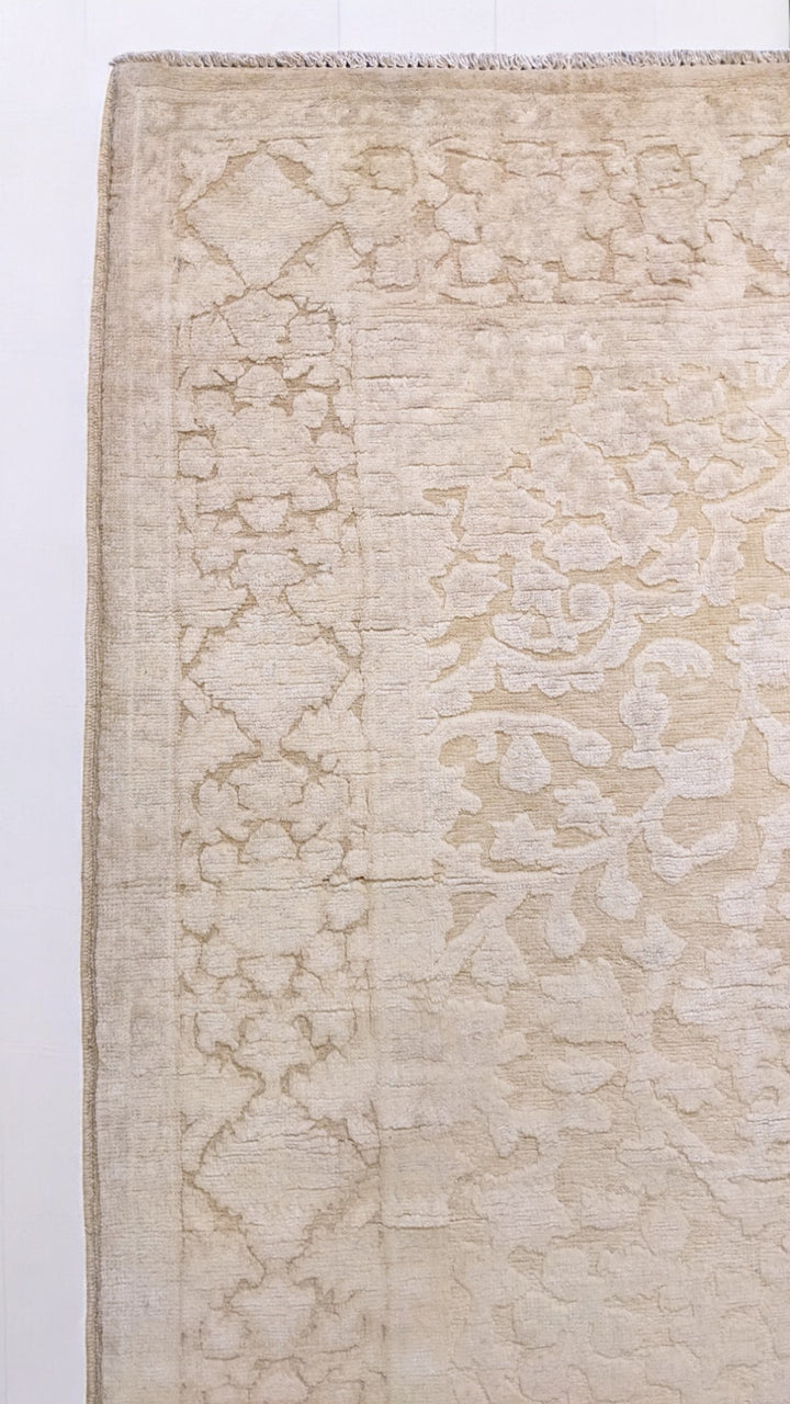 Oriental Silk Wash Chobi Rug - Size: 6.7 x 5