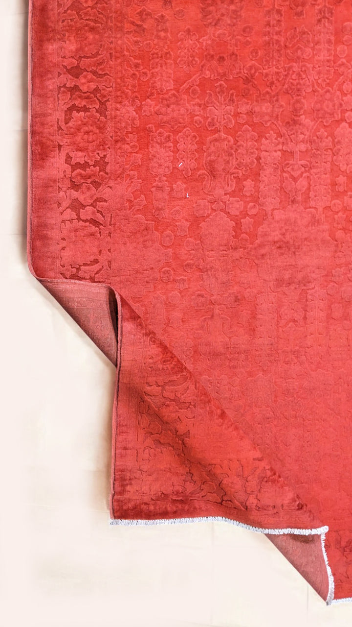 Oriental Silk Wash Chobi Rug - Size: 6.9 x 5.4