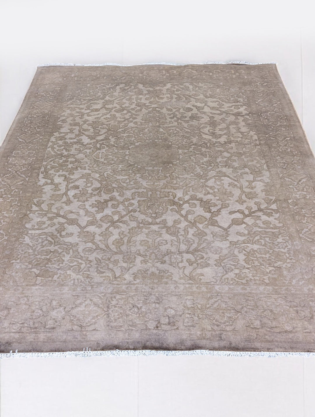 Oriental Silk Wash Chobi Rug - Size: 6.9 x 5