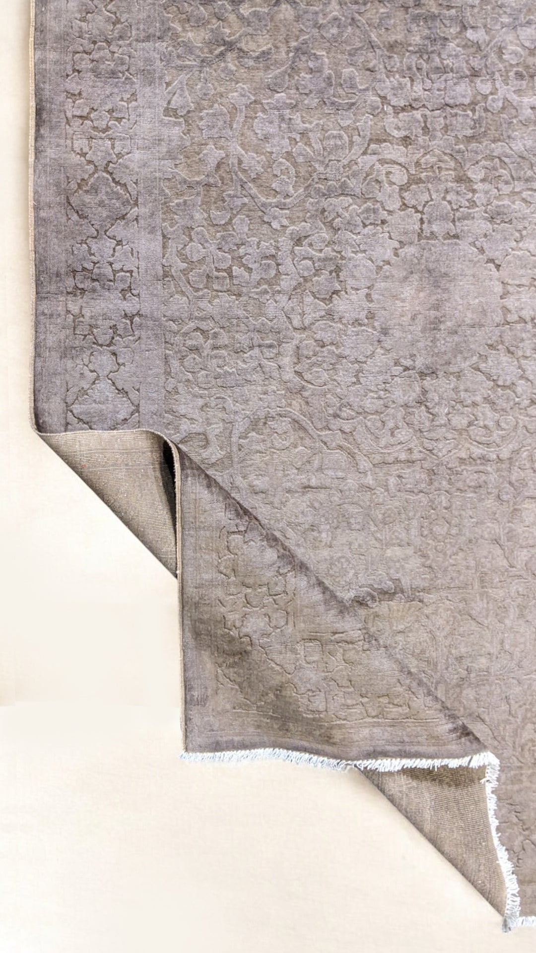 Oriental Silk Wash Chobi Rug - Size: 6.9 x 5