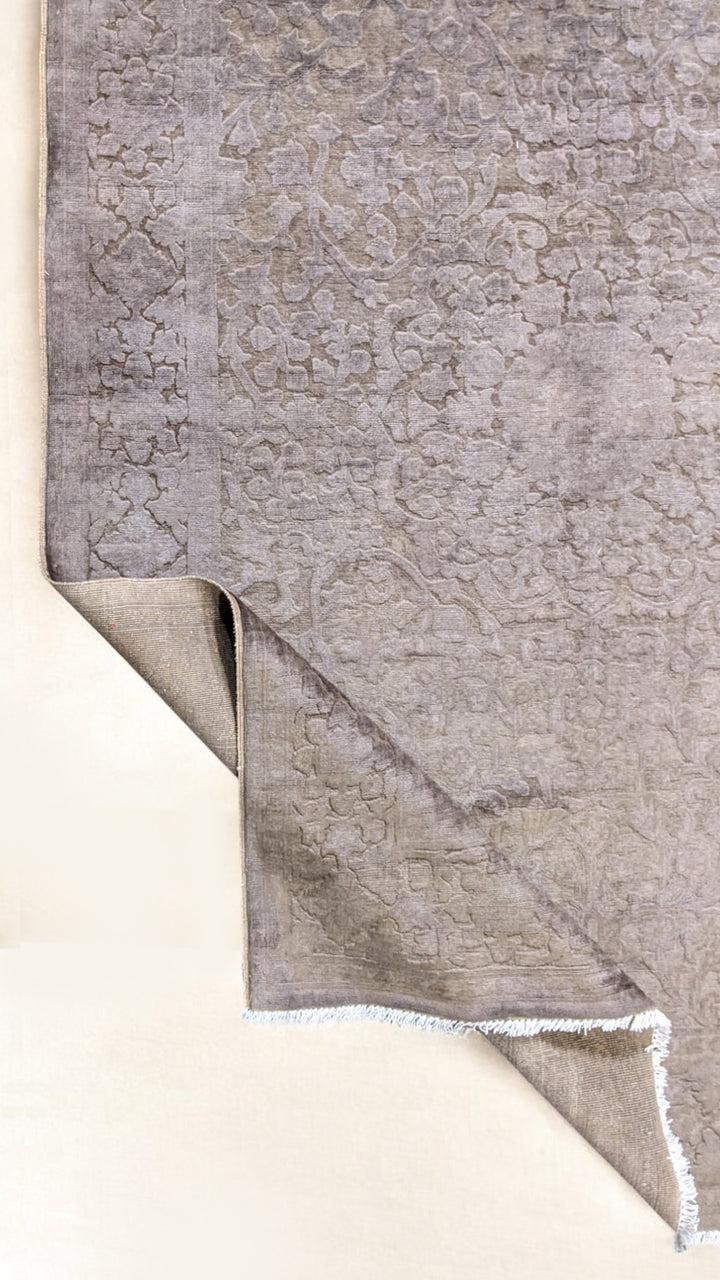 Oriental Silk Wash Chobi Rug - Size: 6.9 x 5