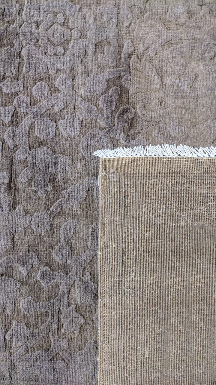 Oriental Silk Wash Chobi Rug - Size: 6.9 x 5