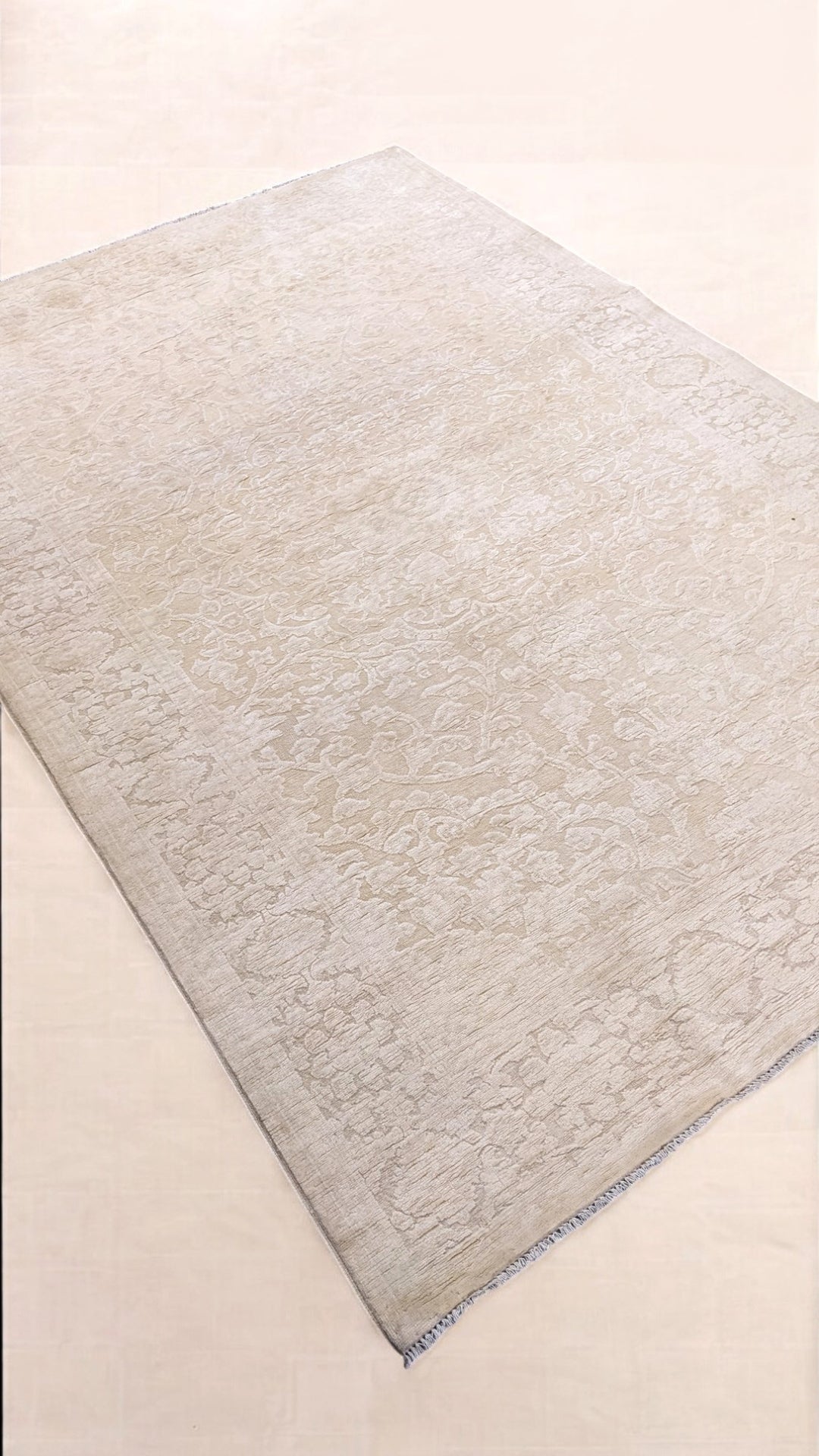 Oriental Silk Wash Chobi Rug - Size: 8.10 x 6