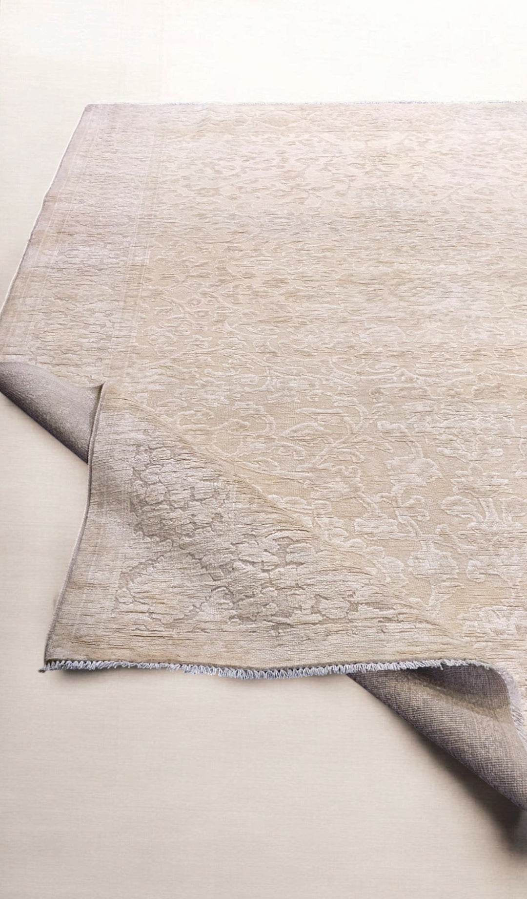 Oriental Silk Wash Chobi Rug - Size: 8.10 x 6