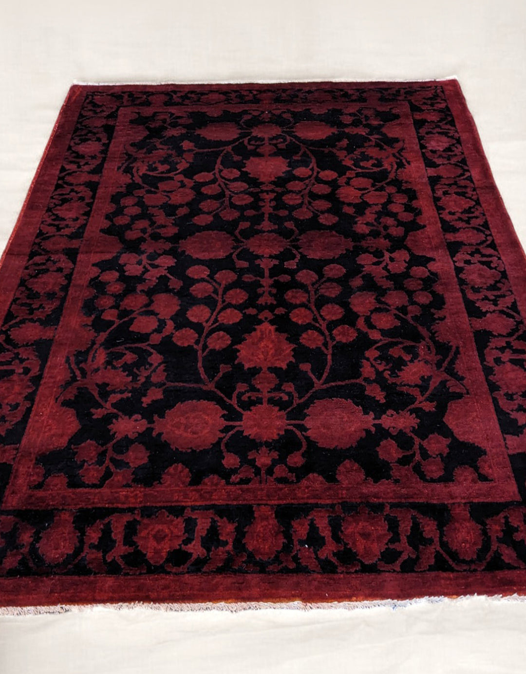 Ziegler Silk Wash Chobi Rug - Size: 5.6 x 4.3