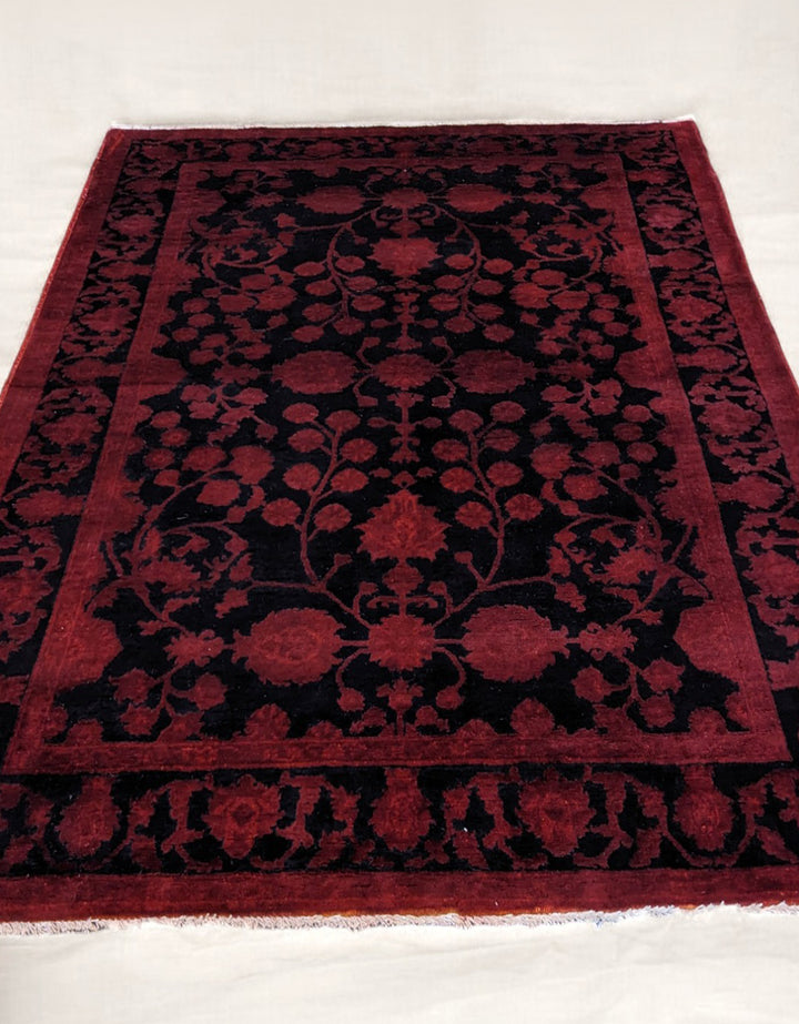 Ziegler Silk Wash Chobi Rug - Size: 5.6 x 4.3