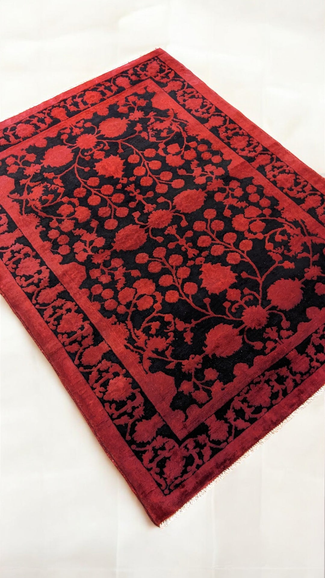 Ziegler Silk Wash Chobi Rug - Size: 5.6 x 4.3