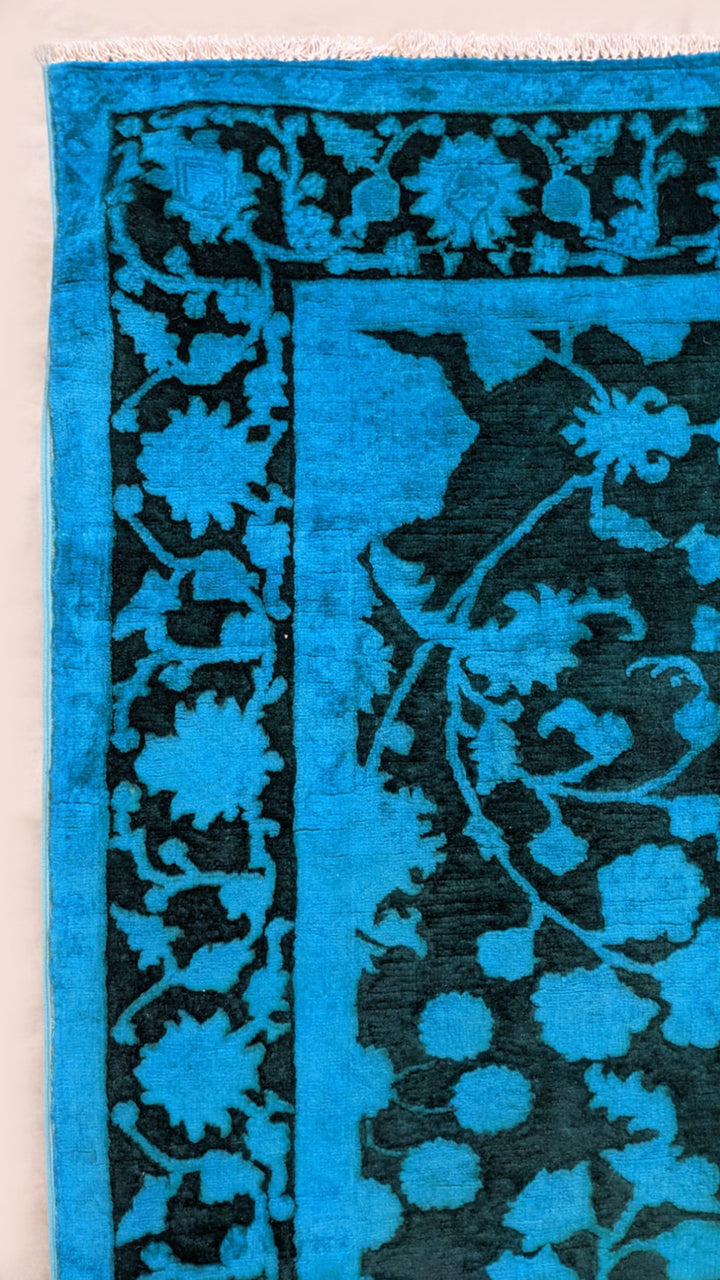 Ziegler Silk Wash Chobi Rug  - Size: 6.9 x 5.4