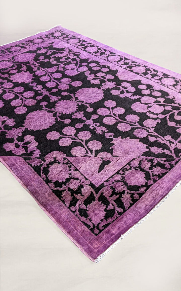 Ziegler Silk Wash Chobi Rug - Size: 6.11 x 5