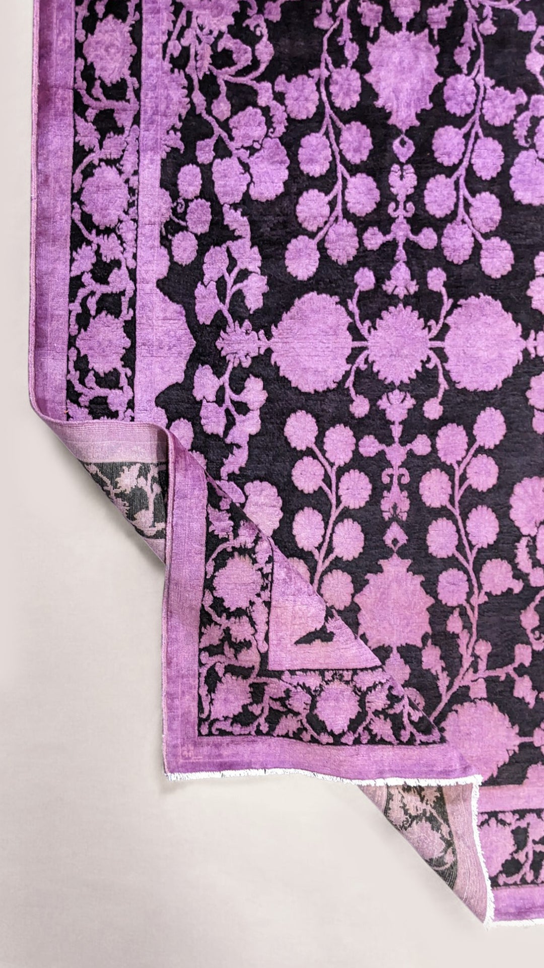 Ziegler Silk Wash Chobi Rug - Size: 6.11 x 5