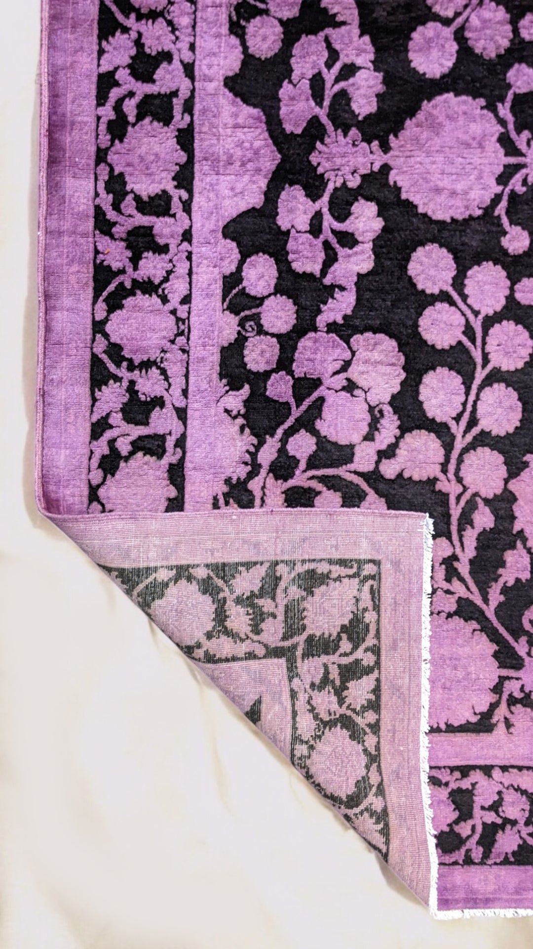 Ziegler Silk Wash Chobi Rug - Size: 6.11 x 5