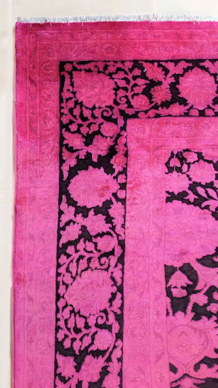 Ziegler Silk Wash Chobi Rug - Size: 11.10 x 9