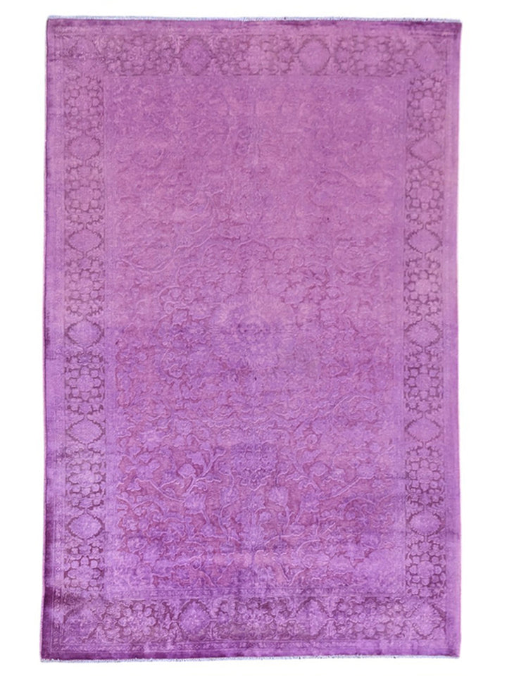 Oriental Silk Wash Chobi Rug- Size: 9 x 6