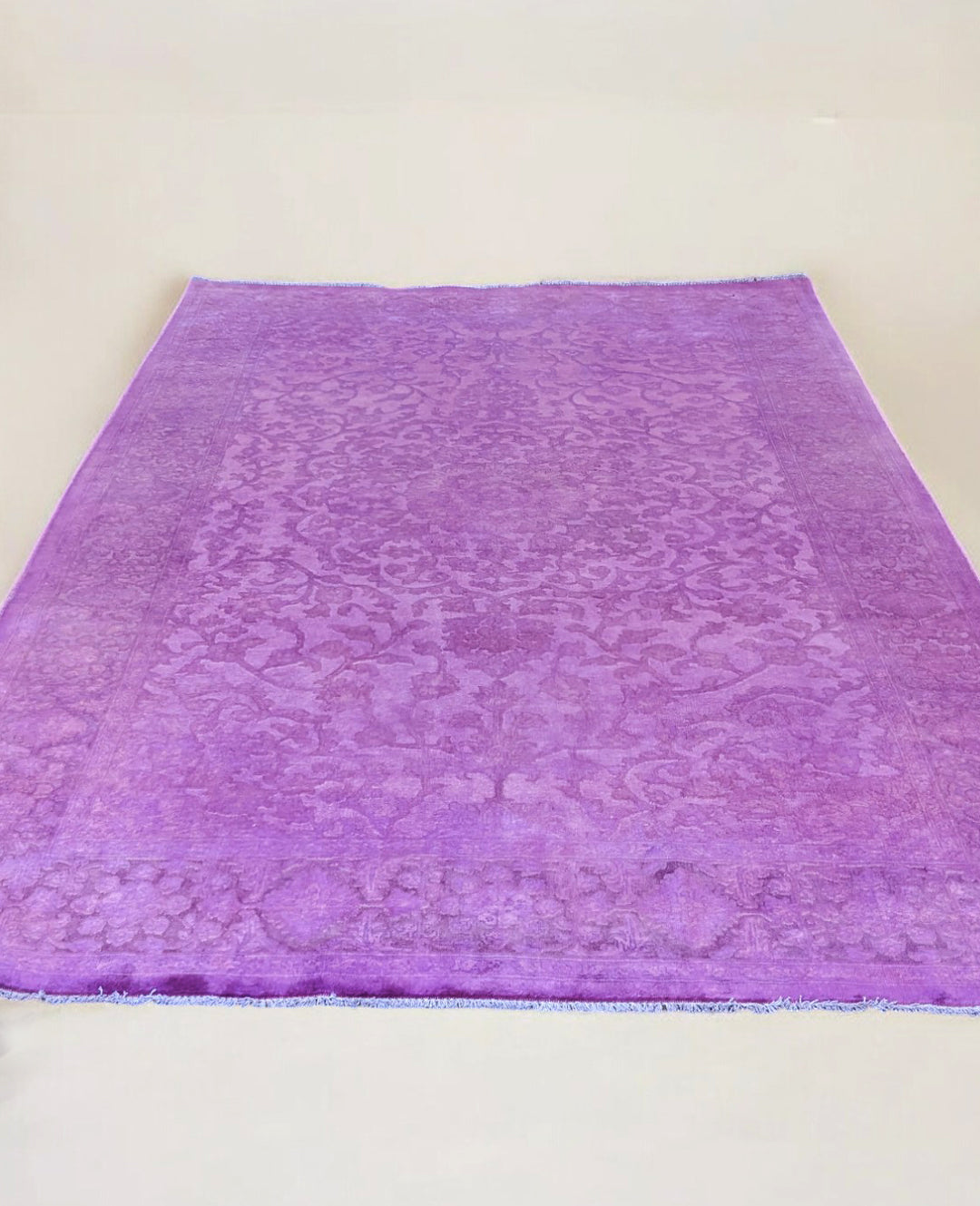 Oriental Silk Wash Chobi Rug- Size: 9 x 6