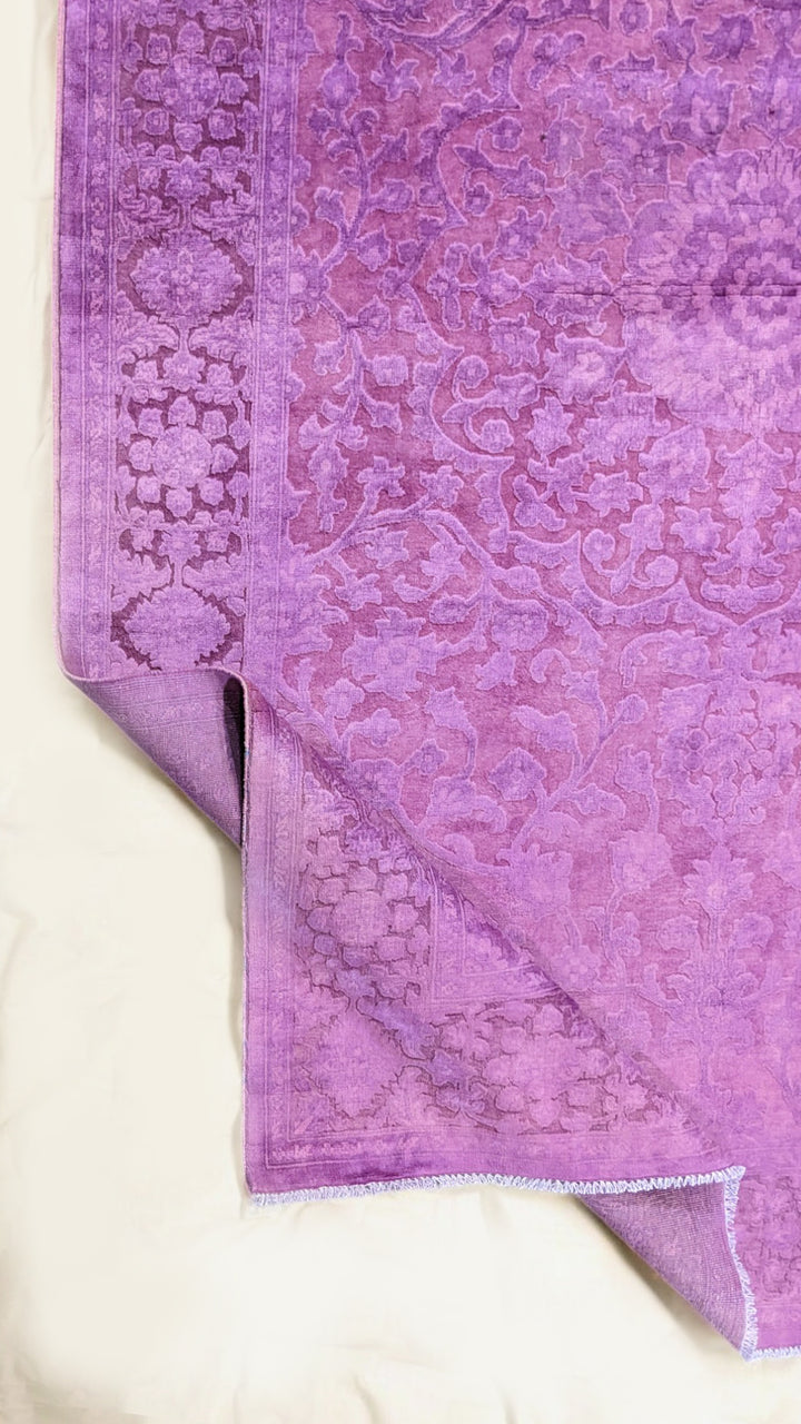 Oriental Silk Wash Chobi Rug- Size: 9 x 6