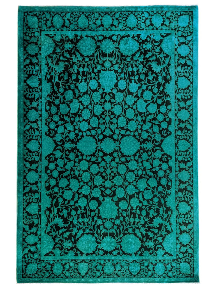 Ziegler Silk Wash Chobi Rug - Size: 9.11 x 6.11