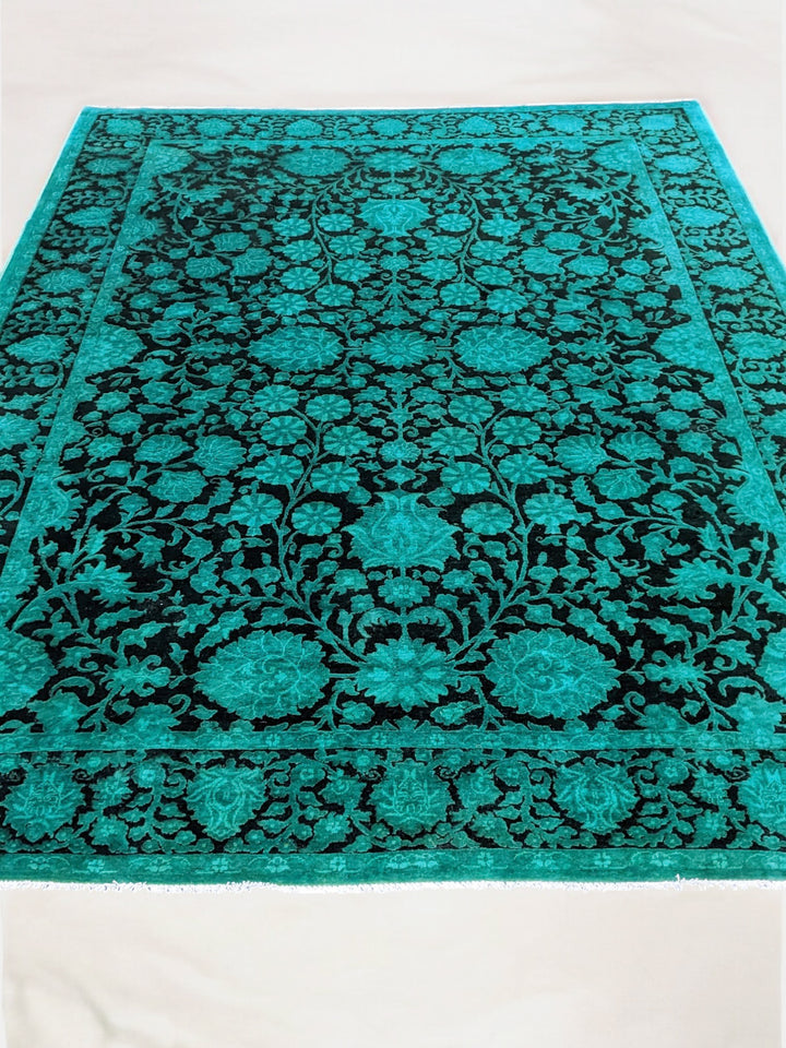 Ziegler Silk Wash Chobi Rug - Size: 9.11 x 6.11