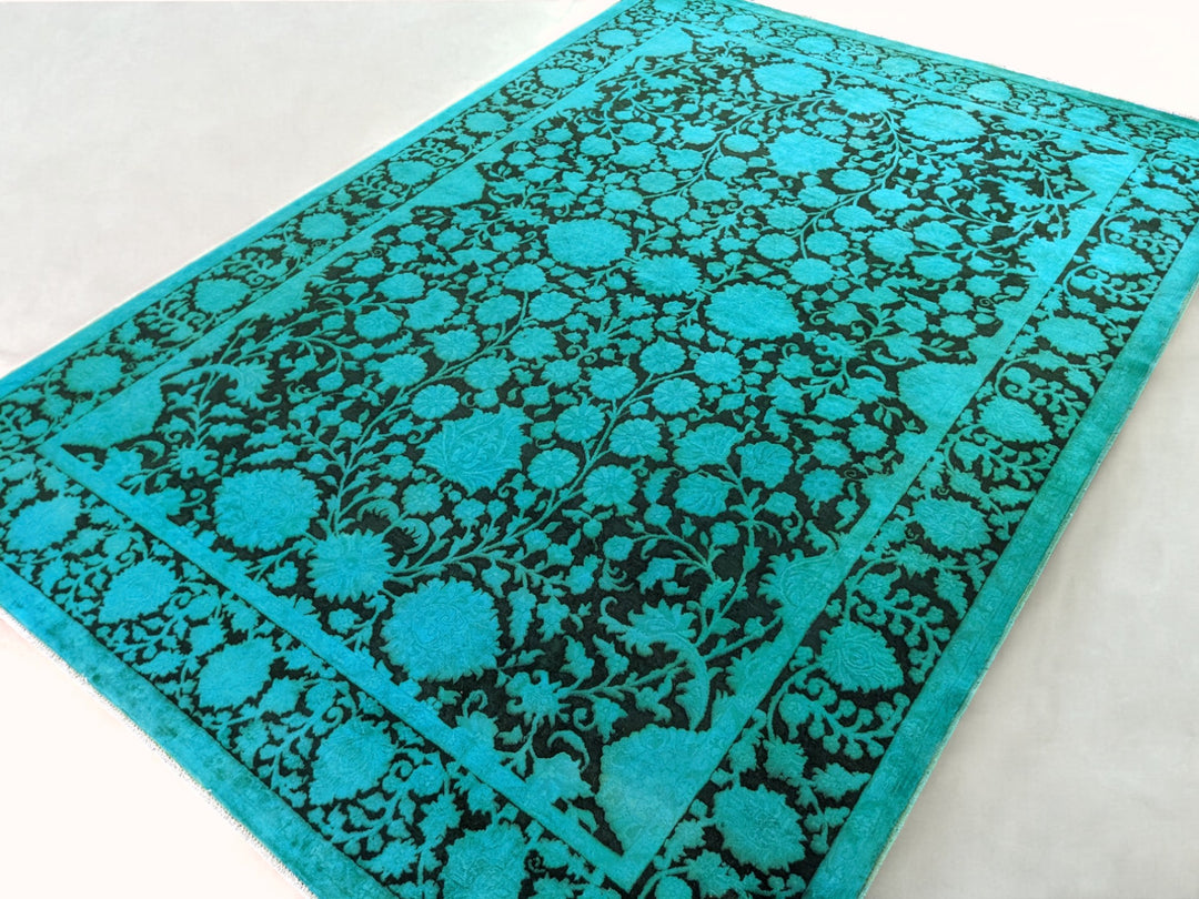 Ziegler Silk Wash Chobi Rug - Size: 9.11 x 6.11