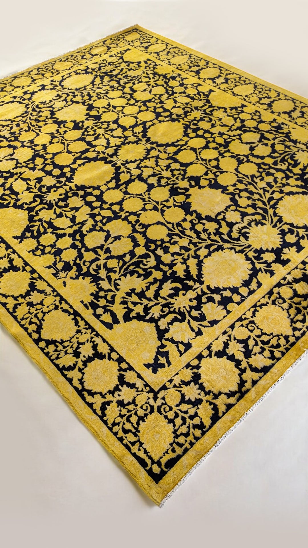 Ziegler Silk Wash Chobi Rug - Size: 9.6 x 8.4