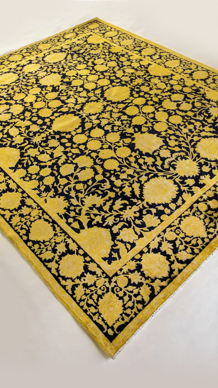 Ziegler Silk Wash Chobi Rug - Size: 9.6 x 8.4