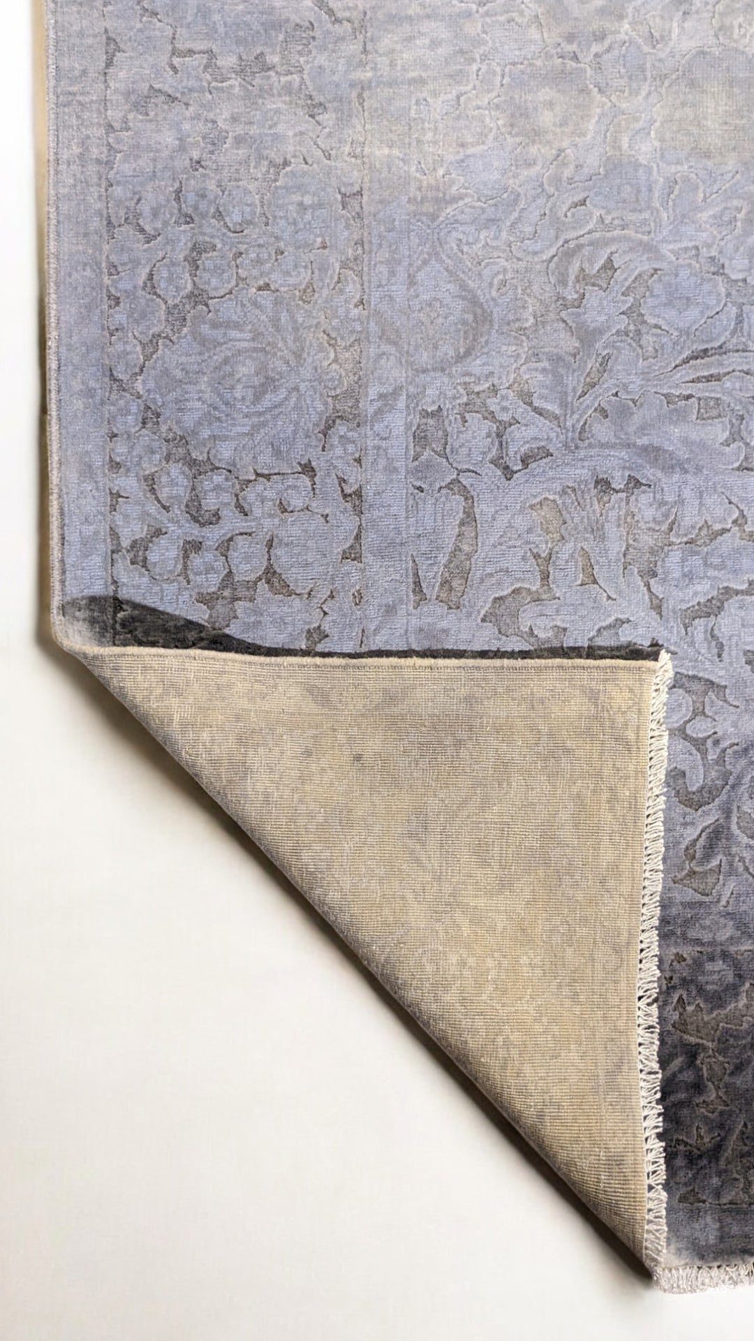 Ziegler Silk Wash Chobi Rug - Size: 9.6 x 8.2