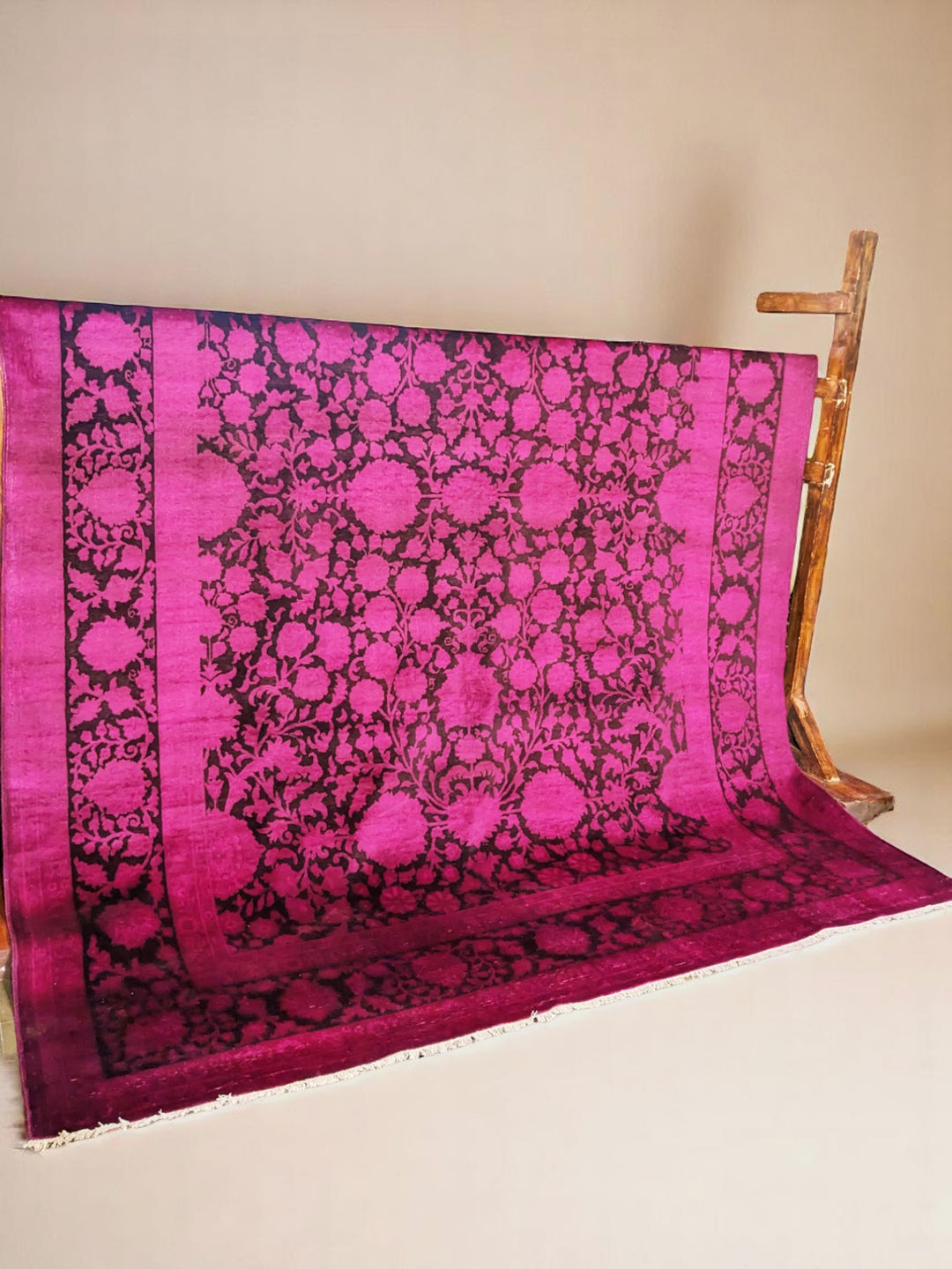 Ziegler Silk Wash Chobi Rug  - Size: 12.5 x 9.1