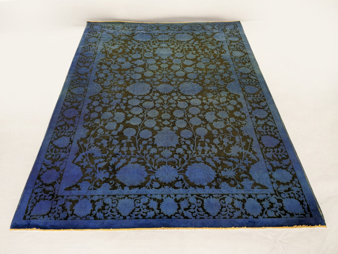 Ziegler Silk Wash Chobi Rug - Size: 9.8 x 6.9