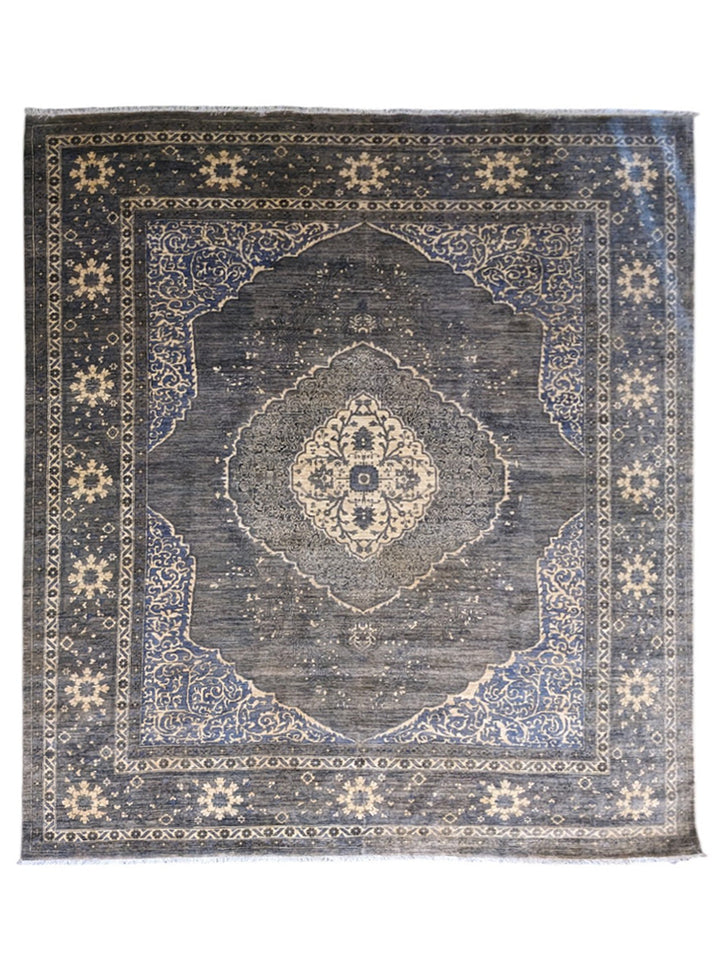 Embeyn Ziegler Silk Wash Rug - Size: 9.1 x 7.9