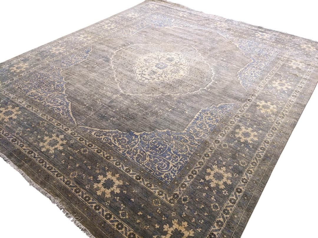 Embeyn Ziegler Silk Wash Rug - Size: 9.1 x 7.9