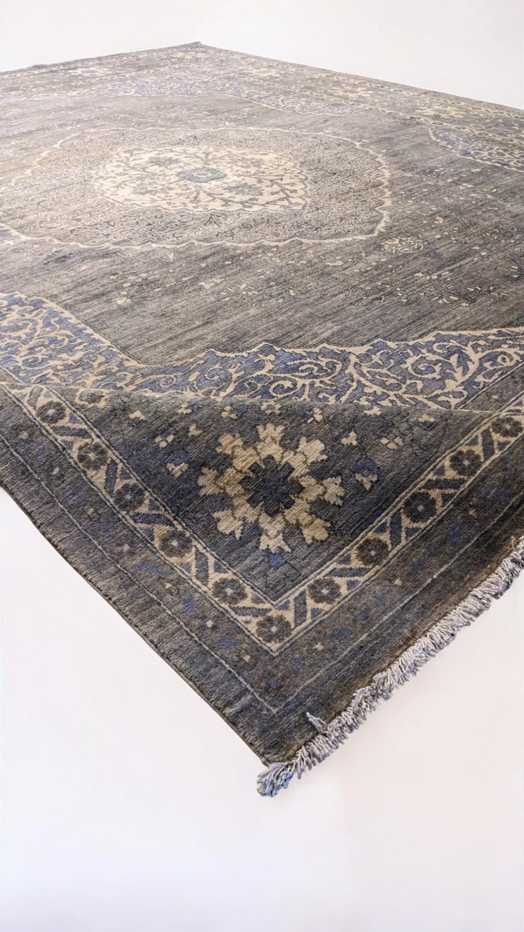 Embeyn Ziegler Silk Wash Rug - Size: 9.1 x 7.9