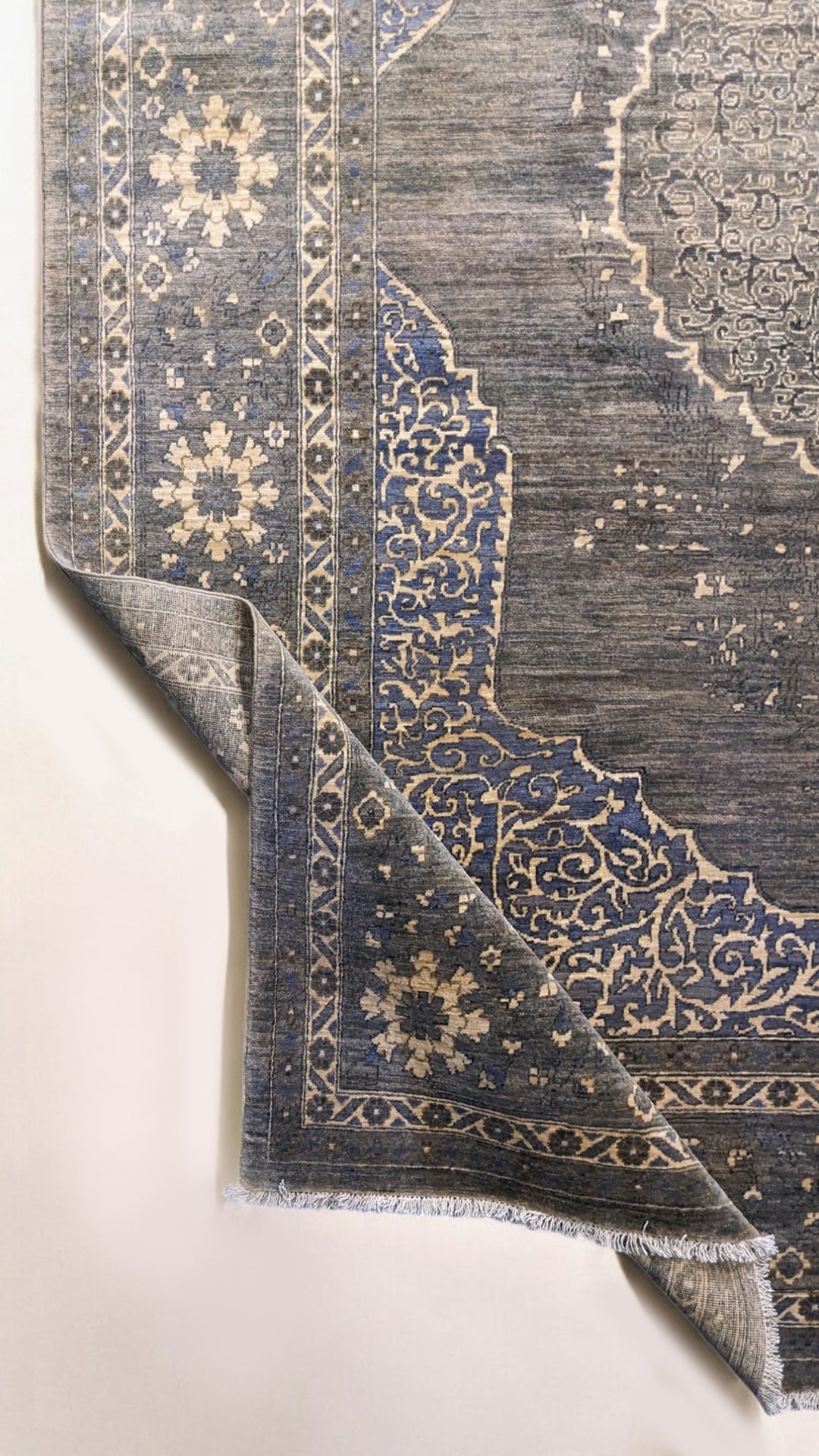 Embeyn Ziegler Silk Wash Rug - Size: 9.1 x 7.9