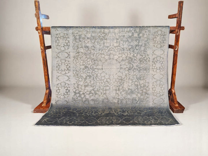 Oriental Silk Wash Chobi Rug - Size: 9.11 x 8.1