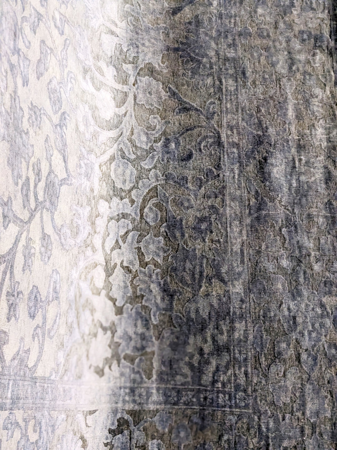 Oriental Silk Wash Chobi Rug - Size: 9.11 x 8.1