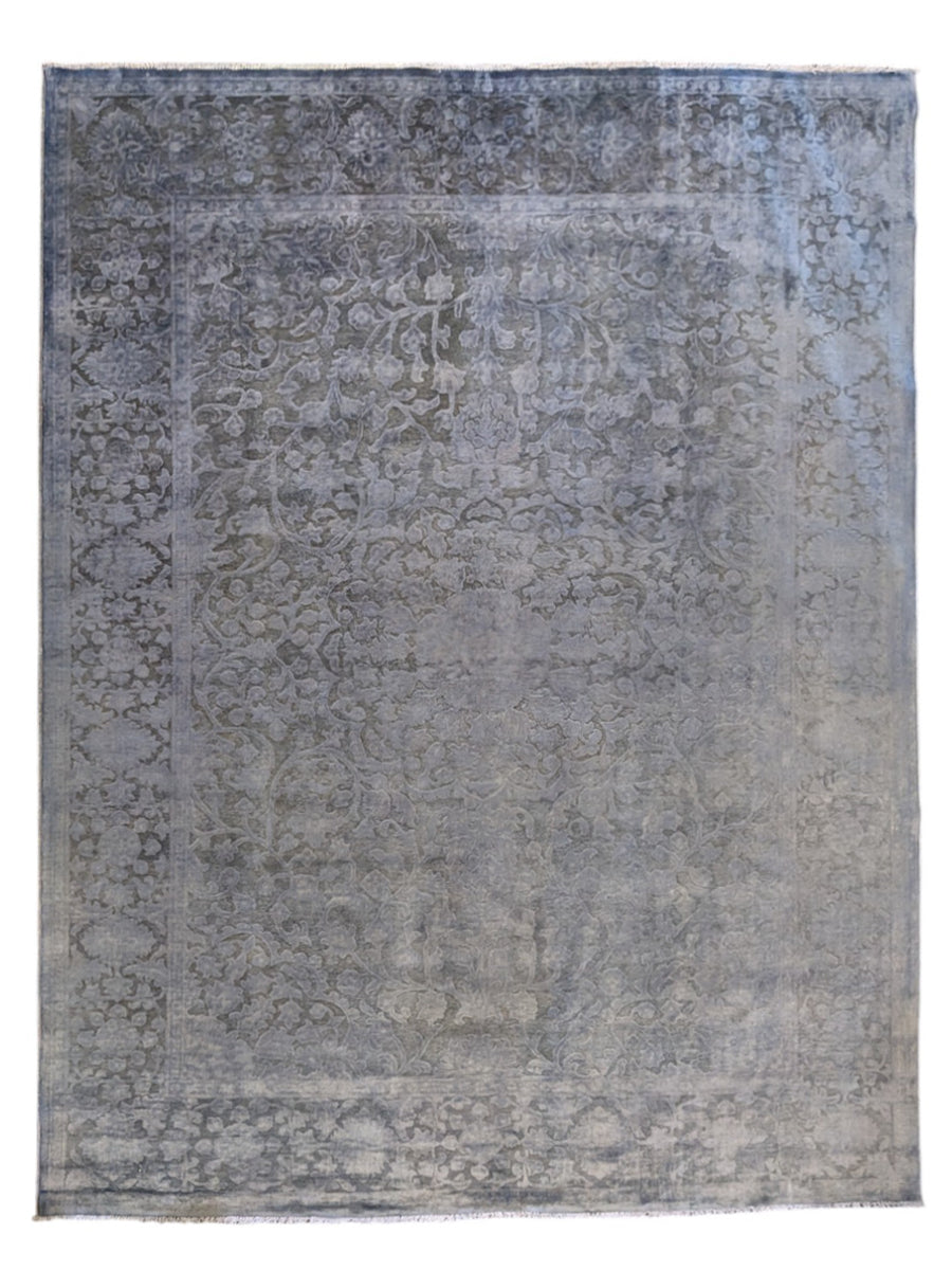 Oriental Silk Wash Chobi Rug - Size: 9.11 x 8.1